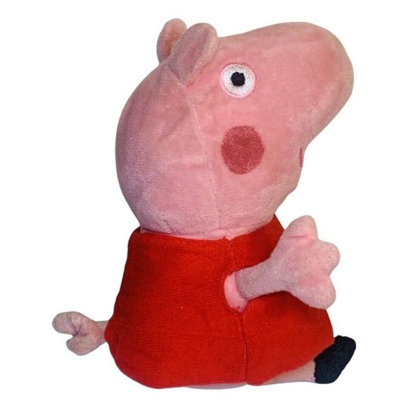 2003 Peppa Pig Official Red Dress Plush Limited Edition Stuffed Animal Toy Doll - Picture 6 of 8